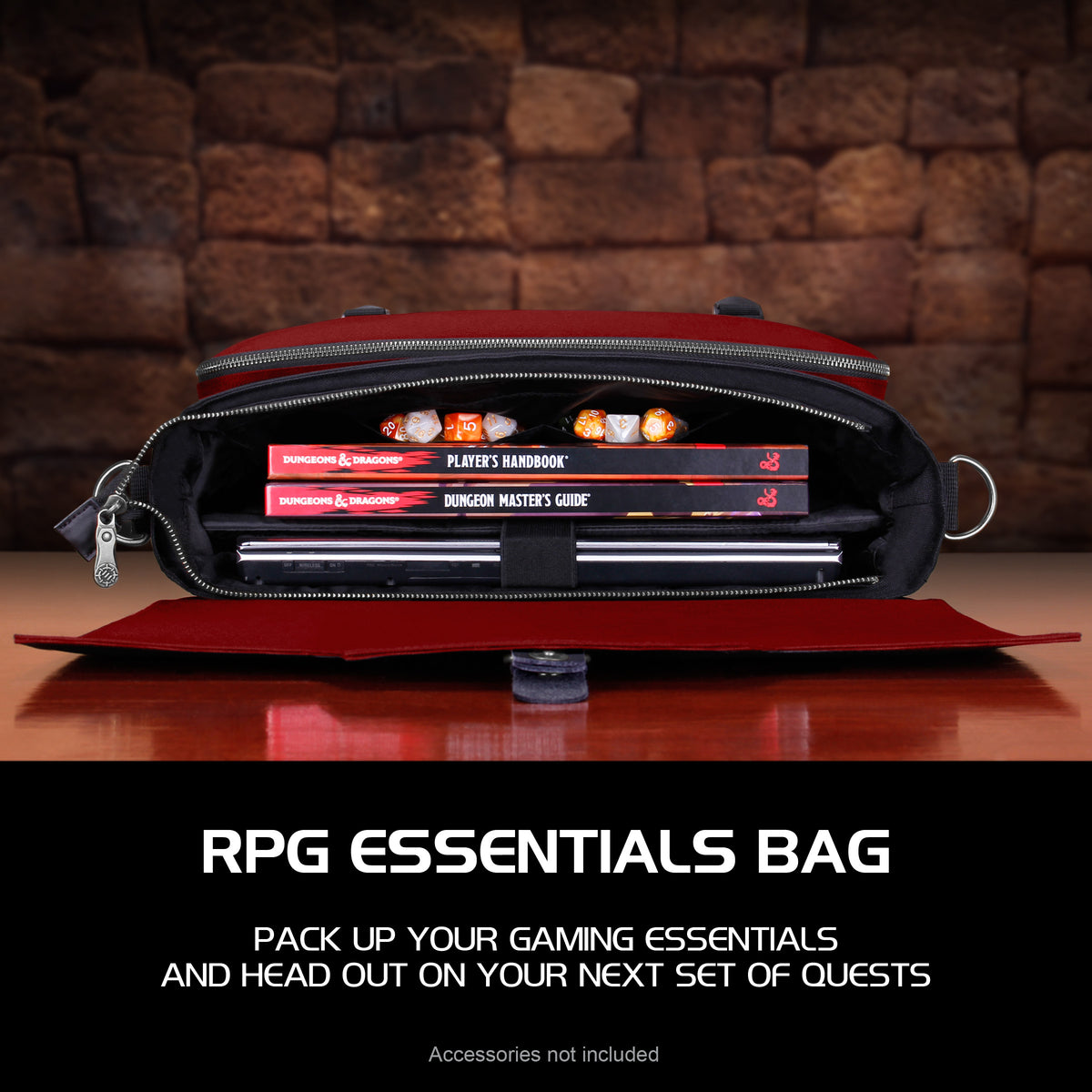 Enhance Tabletop RPG Players Bag Collectors Edition Red