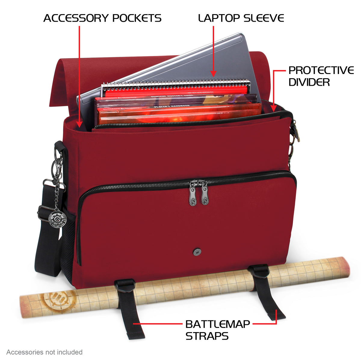 Enhance Tabletop RPG Players Bag Collectors Edition Red