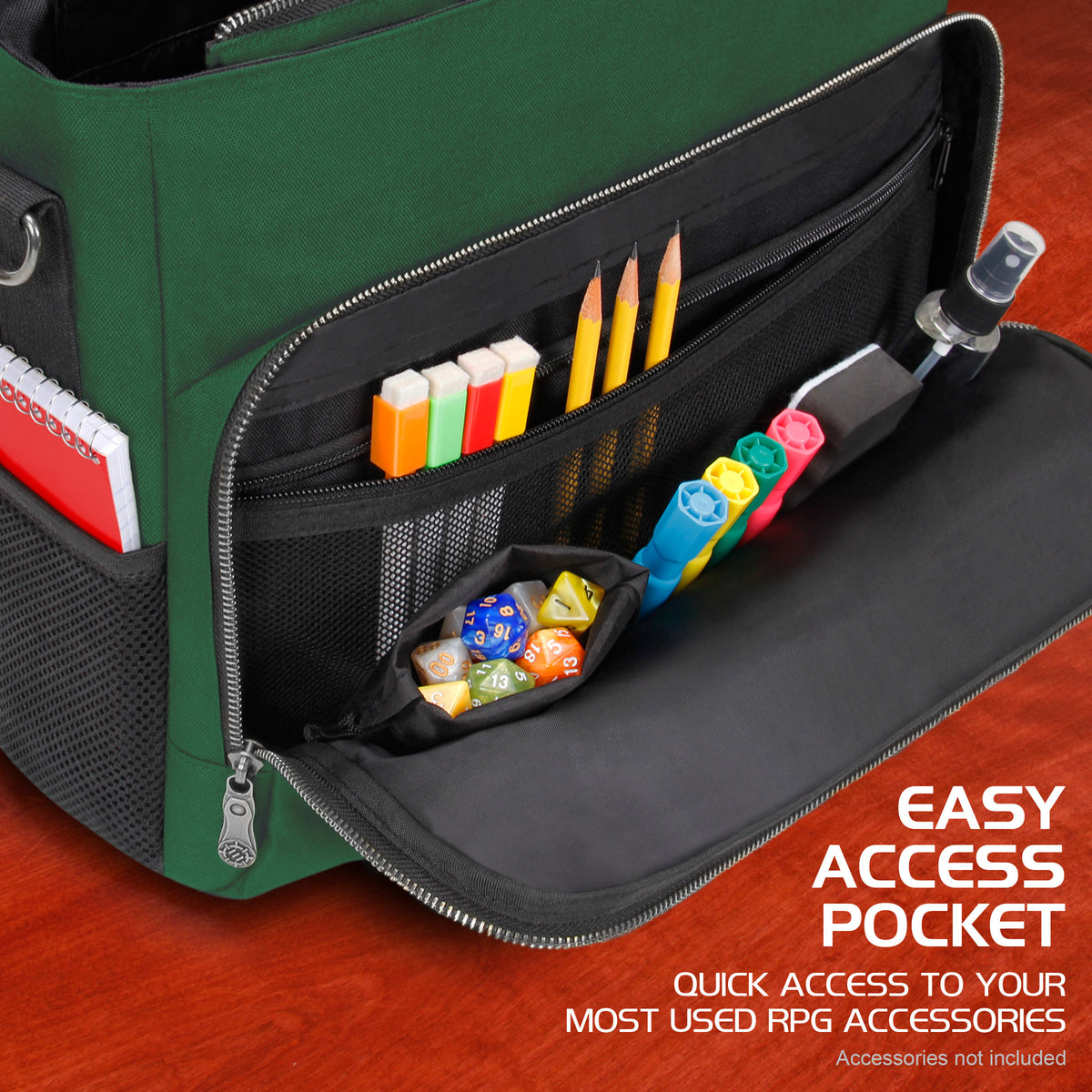 Enhance Tabletop RPG Players Bag Collectors Edition Green