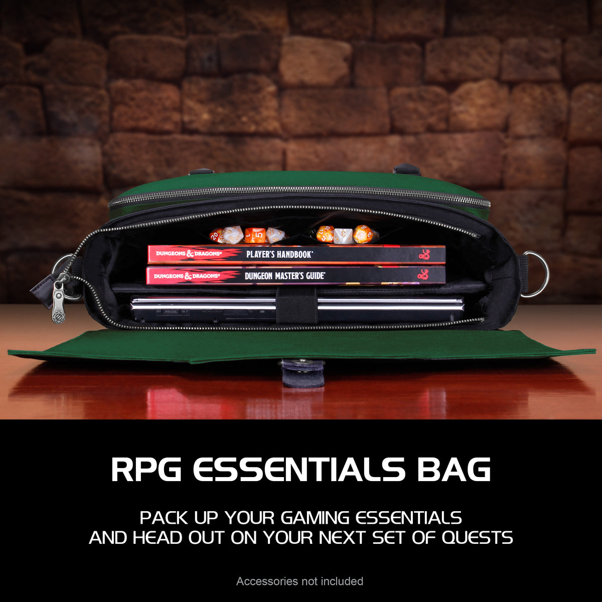 Enhance Tabletop RPG Players Bag Collectors Edition Green