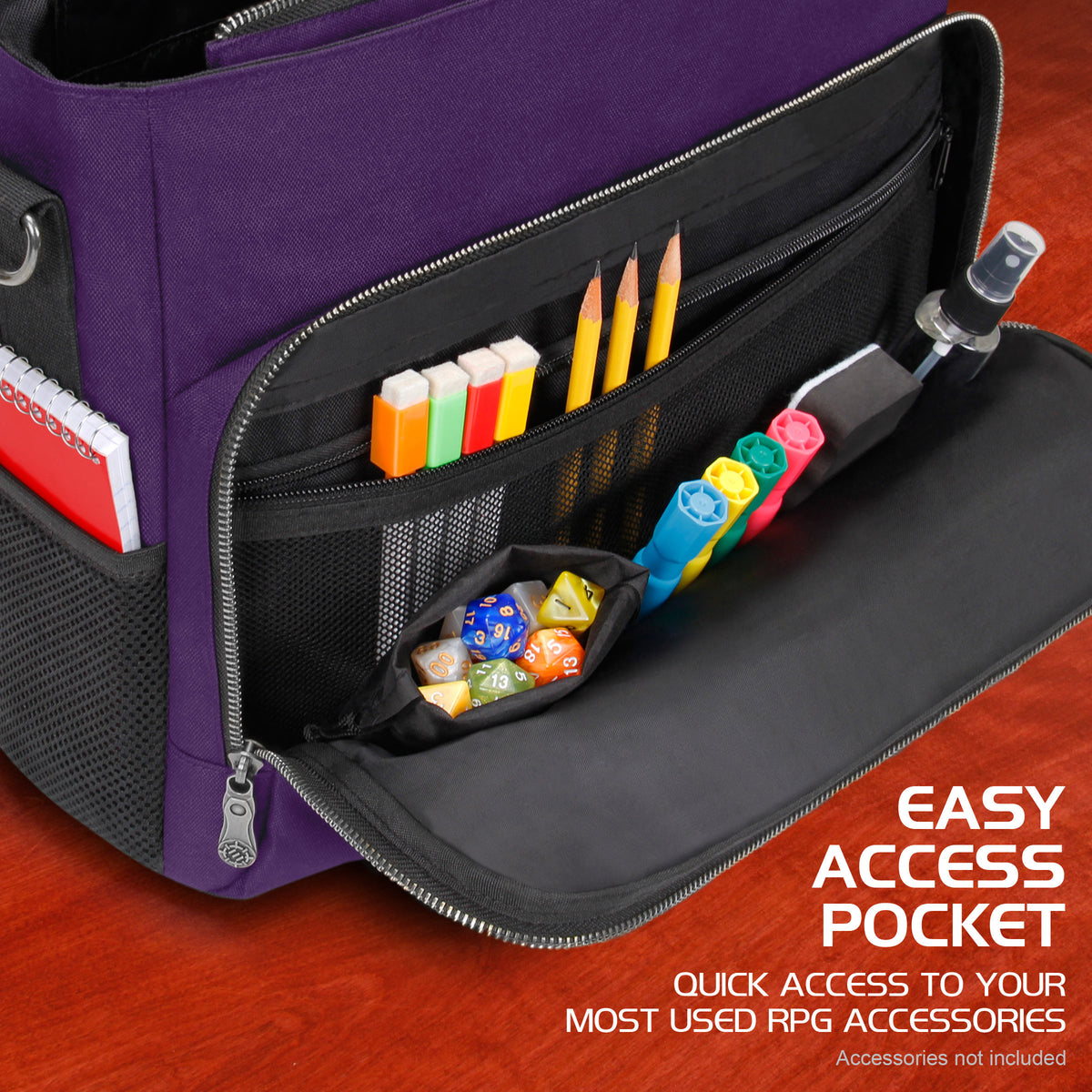 Enhance Tabletop RPG Players Bag Collectors Edition Purple