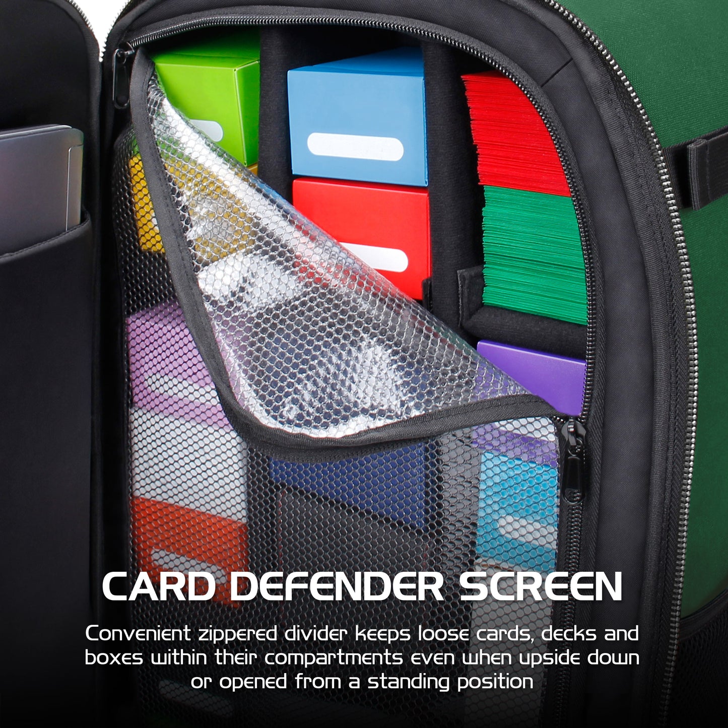 Enhance Tabletop Collectors Card Storage Backpack Green - Good Games