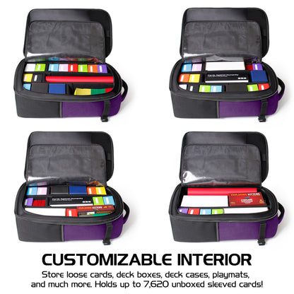 Enhance Tabletop Collectors Card Storage Backpack Purple - Good Games