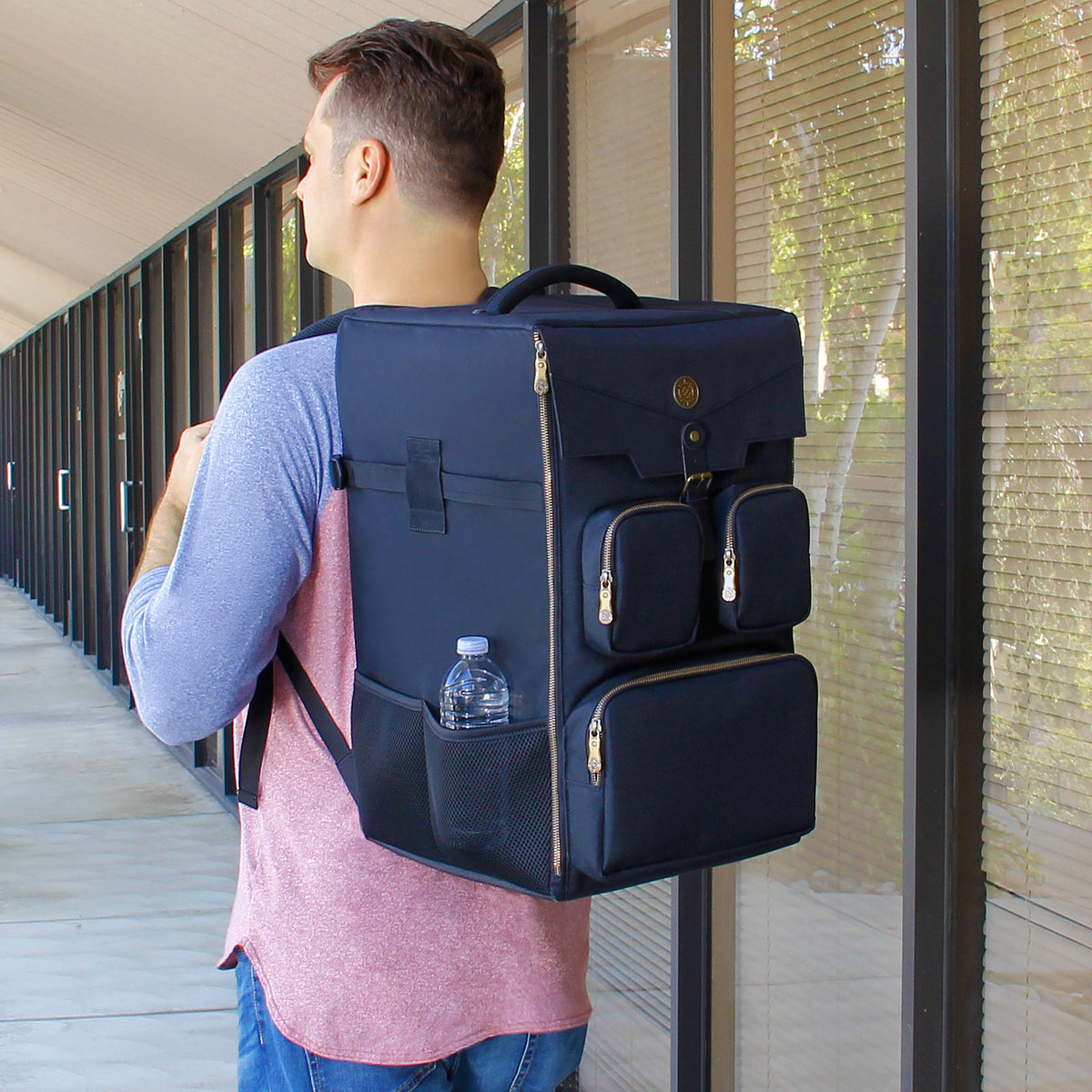 Enhance Board Game Backpack Black
