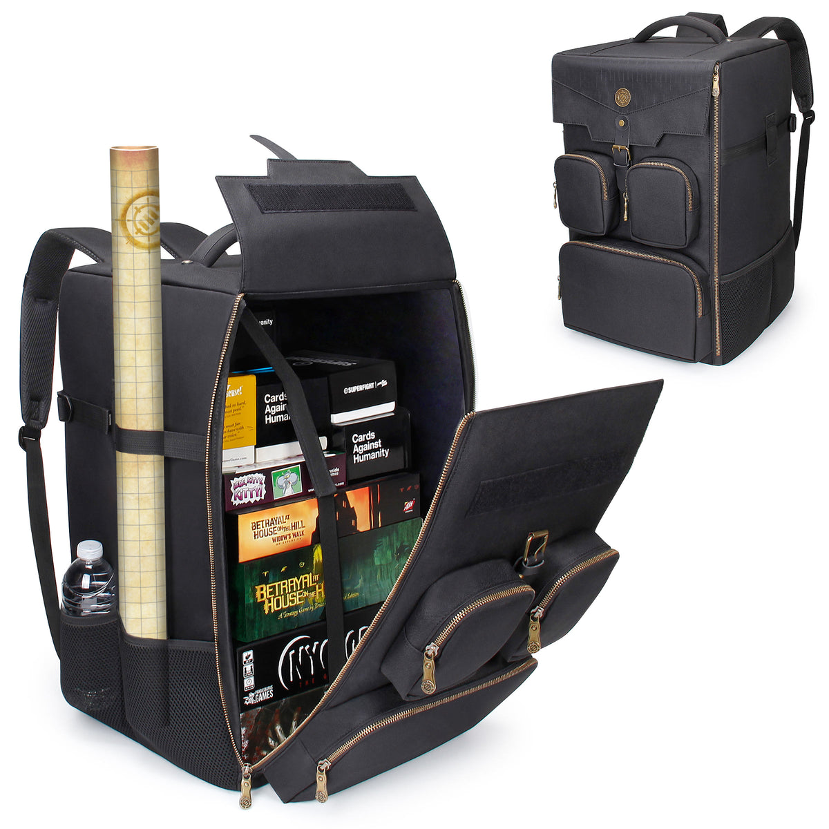 Enhance Board Game Backpack Black