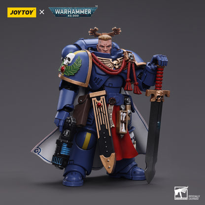 Warhammer Collectibles 1/18 Scale Ultramarines Primaris Captain with Power Sword and Plasma Pistol - Good Games