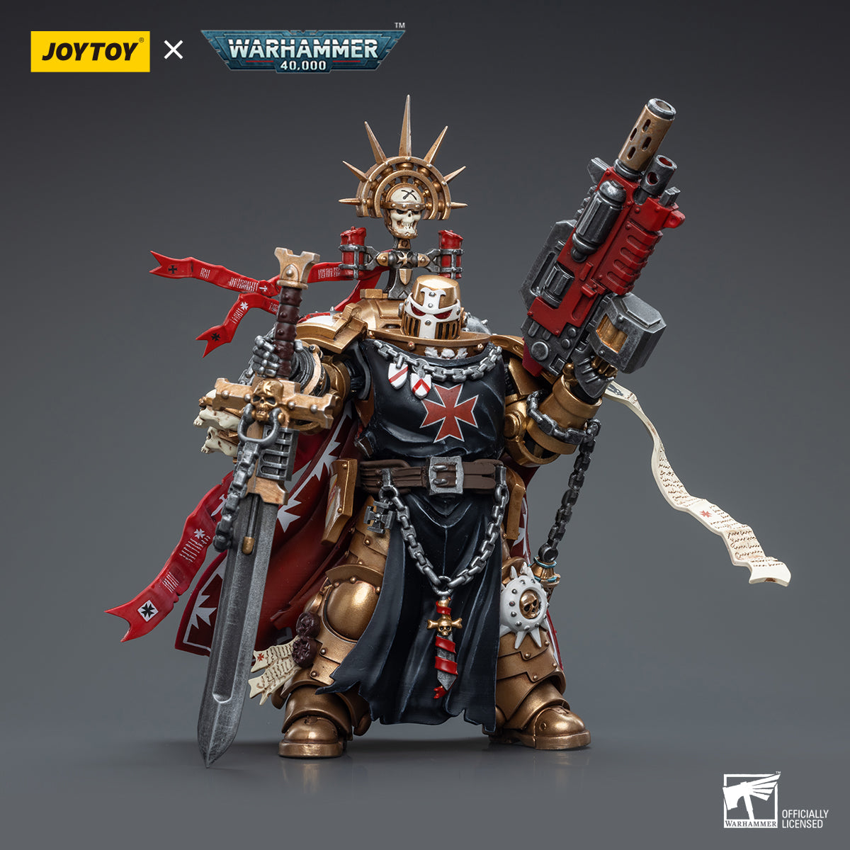 Warhammer Collectibles 1/18 Scale Black Templars High Marshal Helbrecht