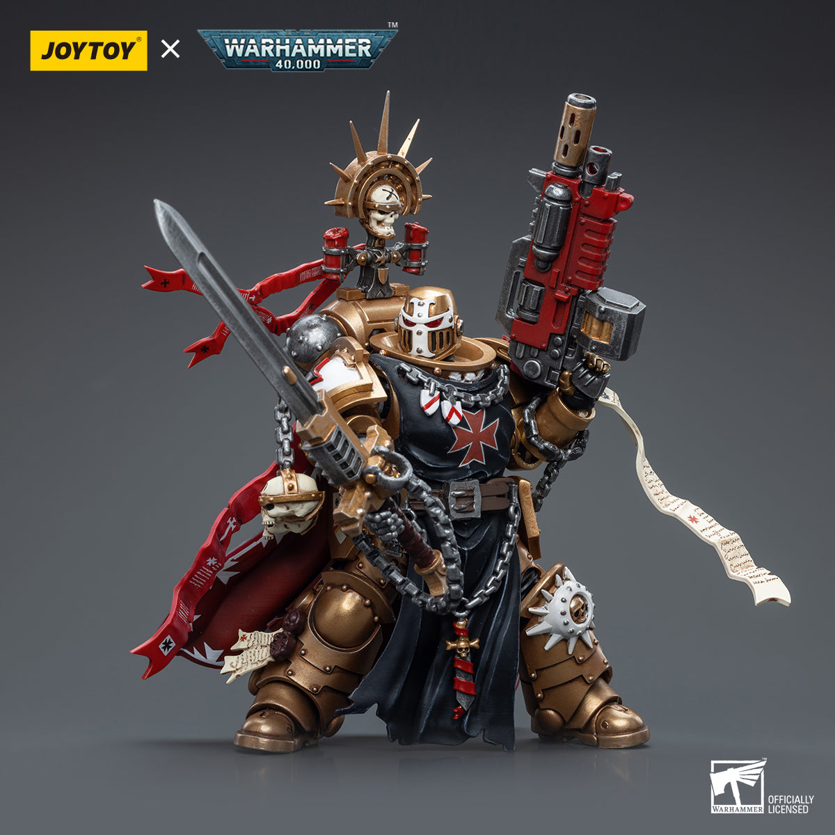 Warhammer Collectibles 1/18 Scale Black Templars High Marshal Helbrecht