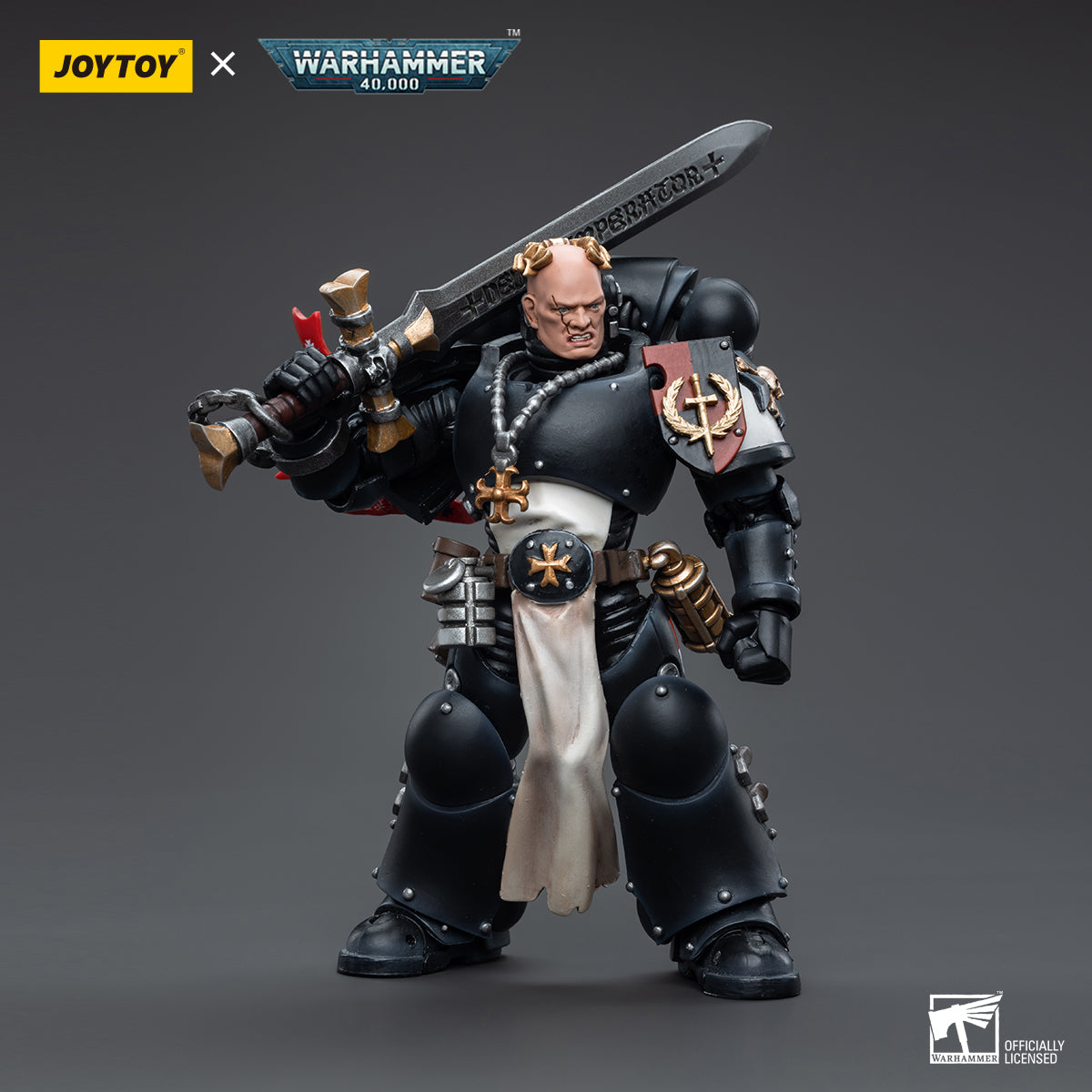 Warhammer Collectibles 1/18 Scale Black Templars Emperors Champion Bayards Revenge