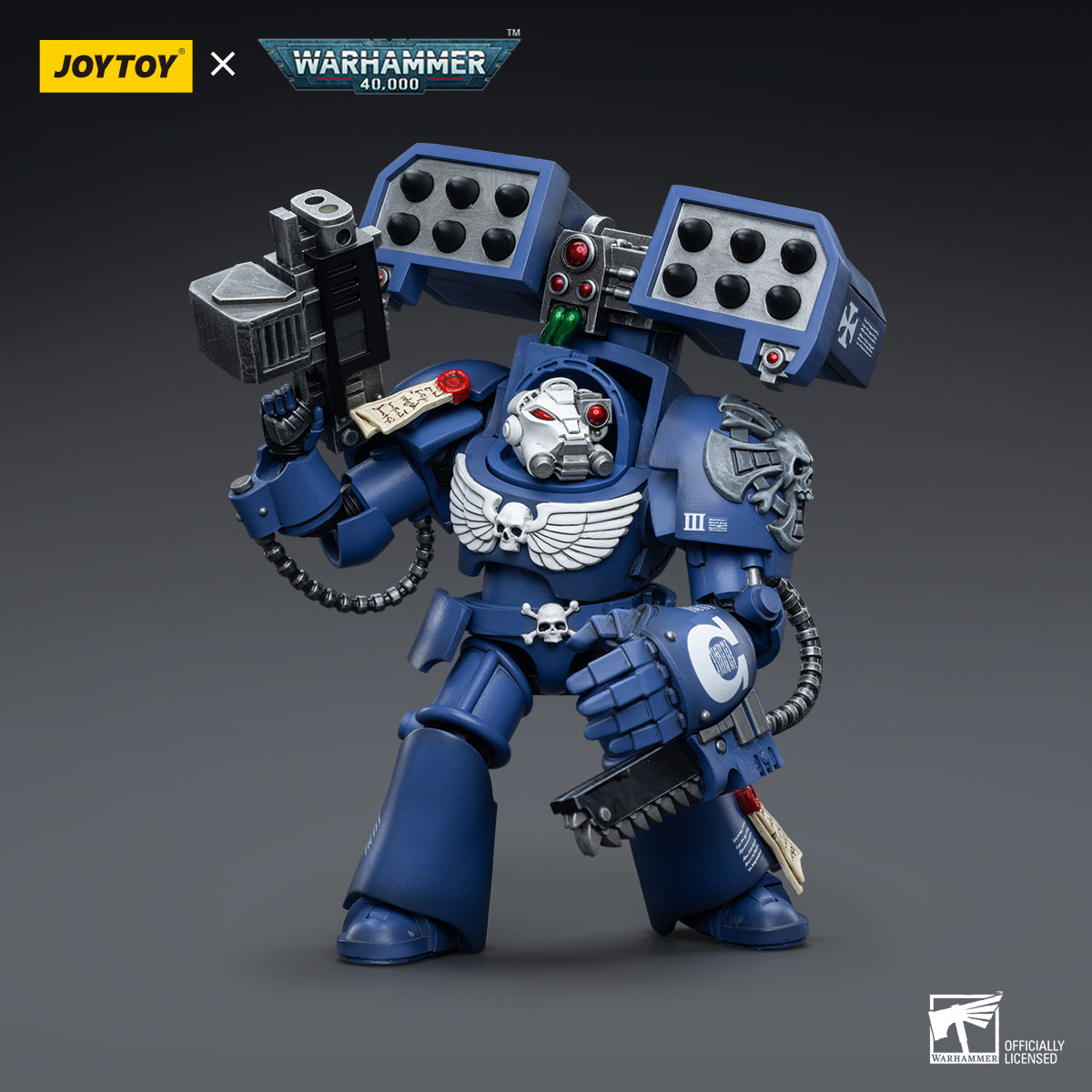 Warhammer Collectibles: 1/18 Scale Ultramarines Terminators Brother Andrus - Good Games
