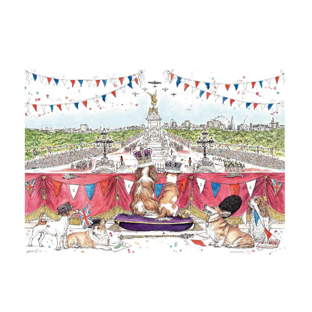 Ravensburger - Coronation Capers - 1000 Piece Jigsaw completed puzzle view