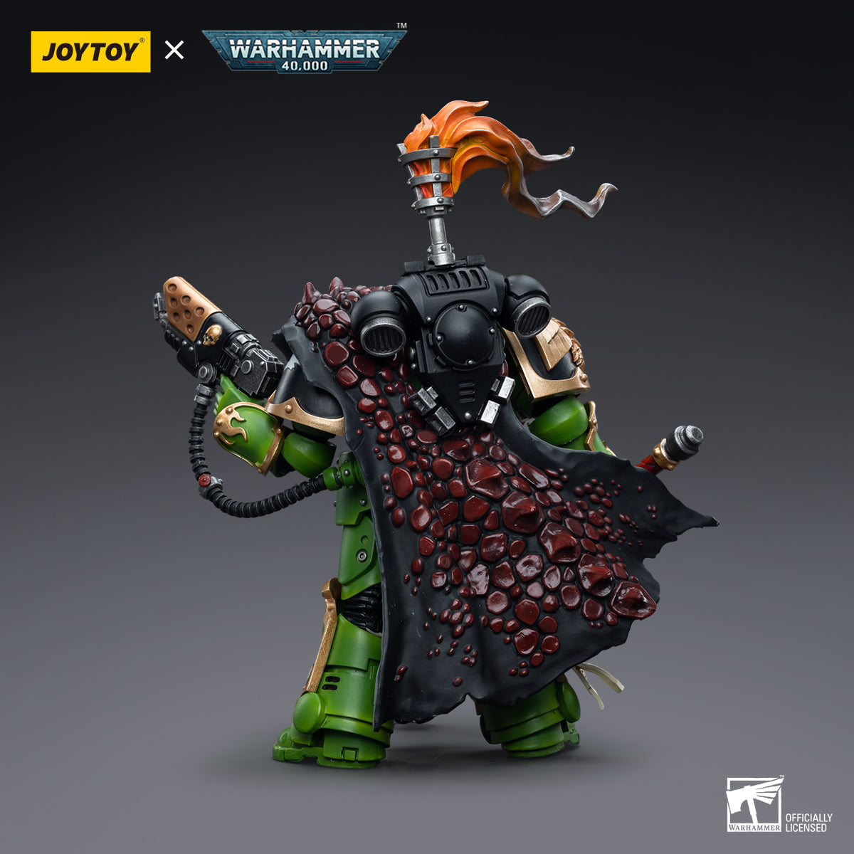 Warhammer Collectibles: 1/18 Scale Salamanders Captain Adrax Agatone