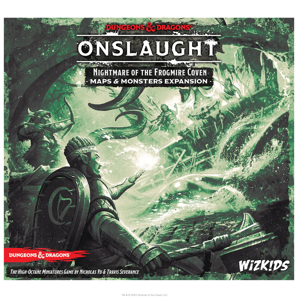 Dungeons & Dragons Onslaught Nightmare of the Frogmire Coven - Maps & Monsters Expansion - Good Games