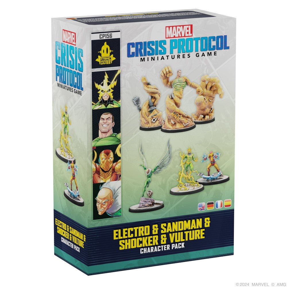 Marvel: Crisis Protocol - Electro and Sandman and Shocker and Vulture