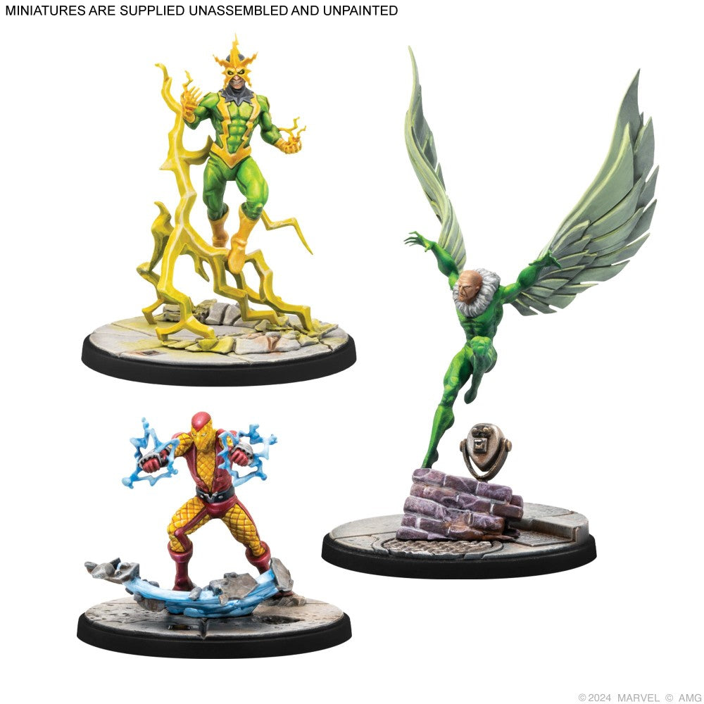 Marvel: Crisis Protocol - Electro and Sandman and Shocker and Vulture