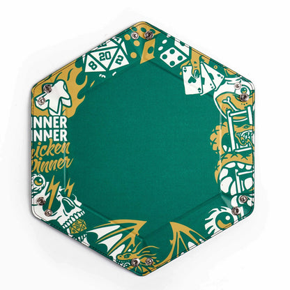 LPG Hex Dice Tray 8 Inch - Artist Series: Cara - Good Games