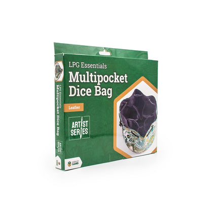 LPG Multipocket Dice Bag Leather - Artist Series: Cara - Good Games