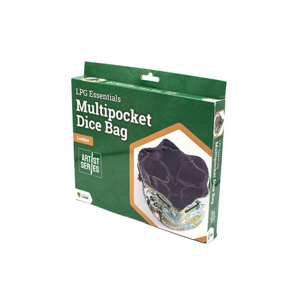 LPG Multipocket Dice Bag Leather - Artist Series: Cara - Good Games