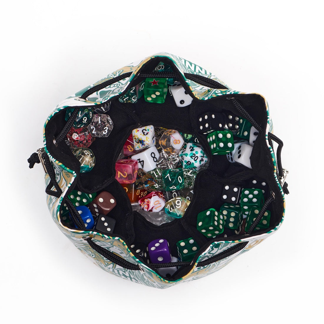 LPG Multipocket Dice Bag Leather - Artist Series: Cara - Good Games