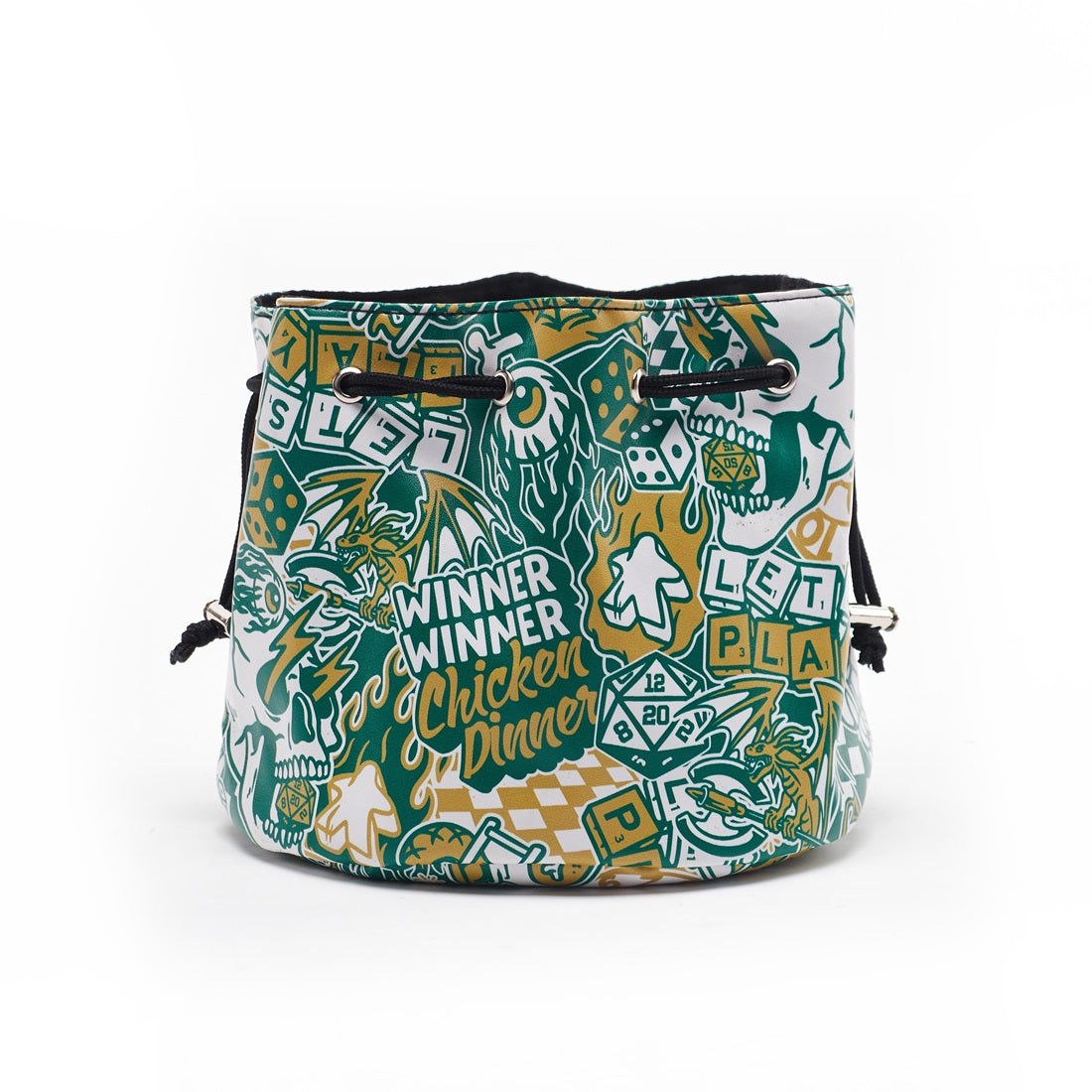 LPG Multipocket Dice Bag Leather - Artist Series: Cara - Good Games