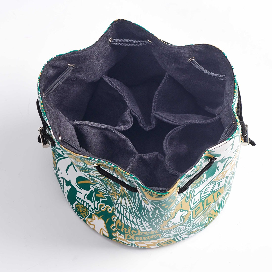 LPG Multipocket Dice Bag Leather - Artist Series: Cara - Good Games