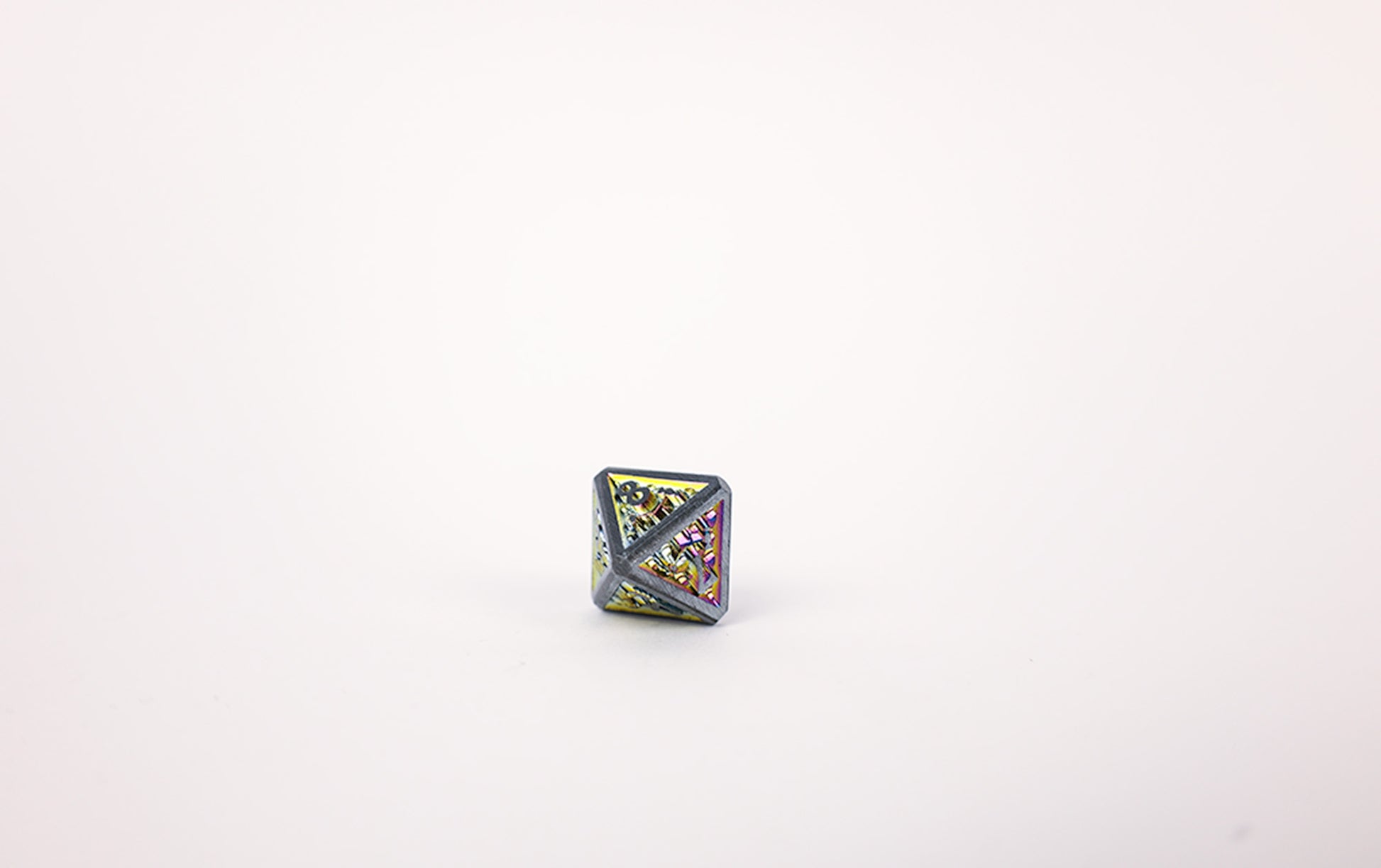 LPG Dice Set - Metal RPG Draco Bright Rainbow/Silver - Good Games