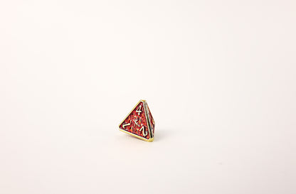 LPG Dice Set - Metal RPG Draco Dark Red/Gold - Good Games