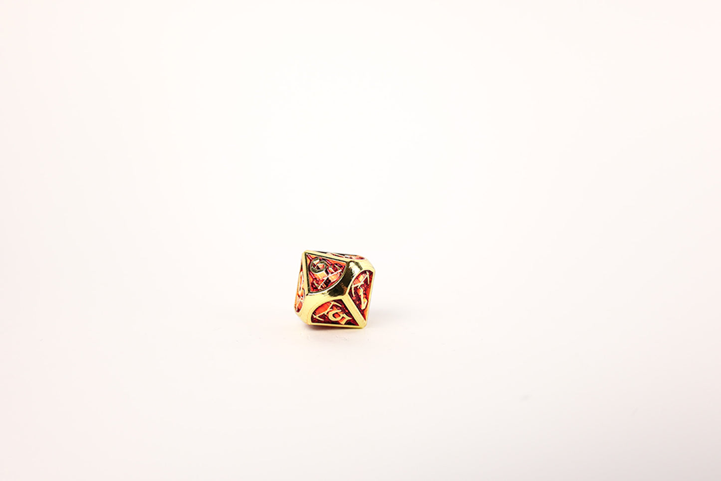 LPG Dice Set - Metal RPG Draco Dark Red/Gold - Good Games