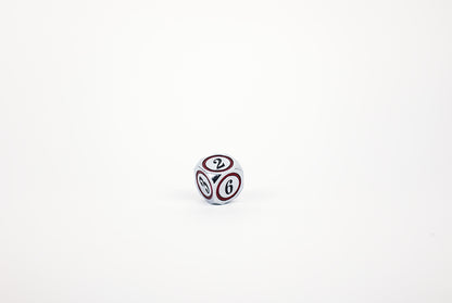 LPG Dice Set - Metal RPG Concentric Black/Red/Silver - Good Games