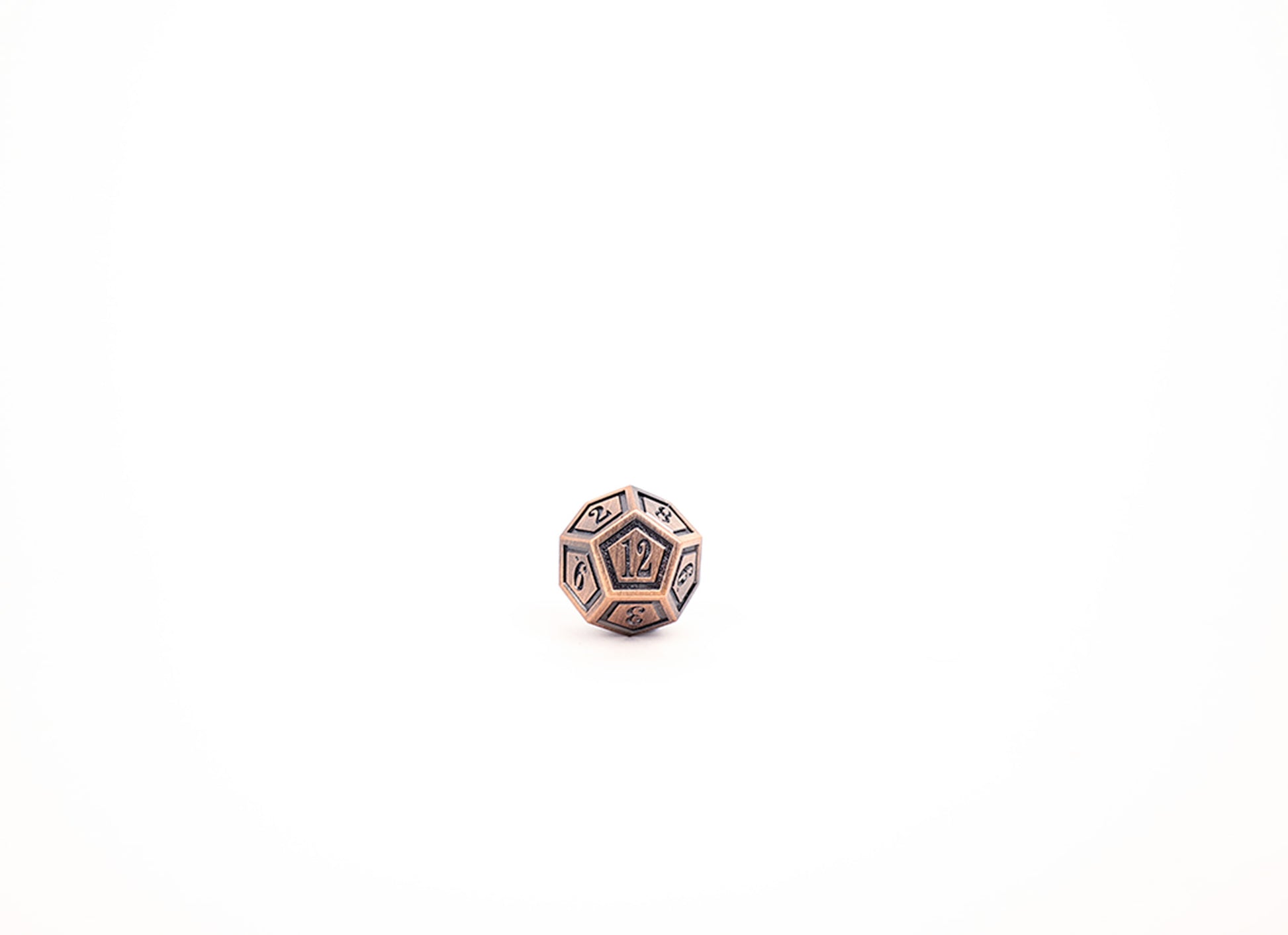 LPG Dice Set - Metal RPG Concentric Black/Brass - Good Games
