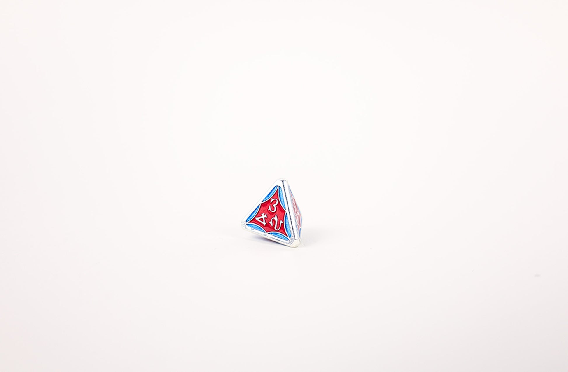 LPG Dice Set - Metal RPG Leadlight Red/Blue/Silver - Good Games