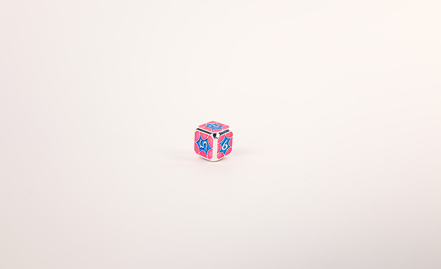 LPG Dice Set - Metal RPG Leadlight Blue/Pink/Silver - Good Games