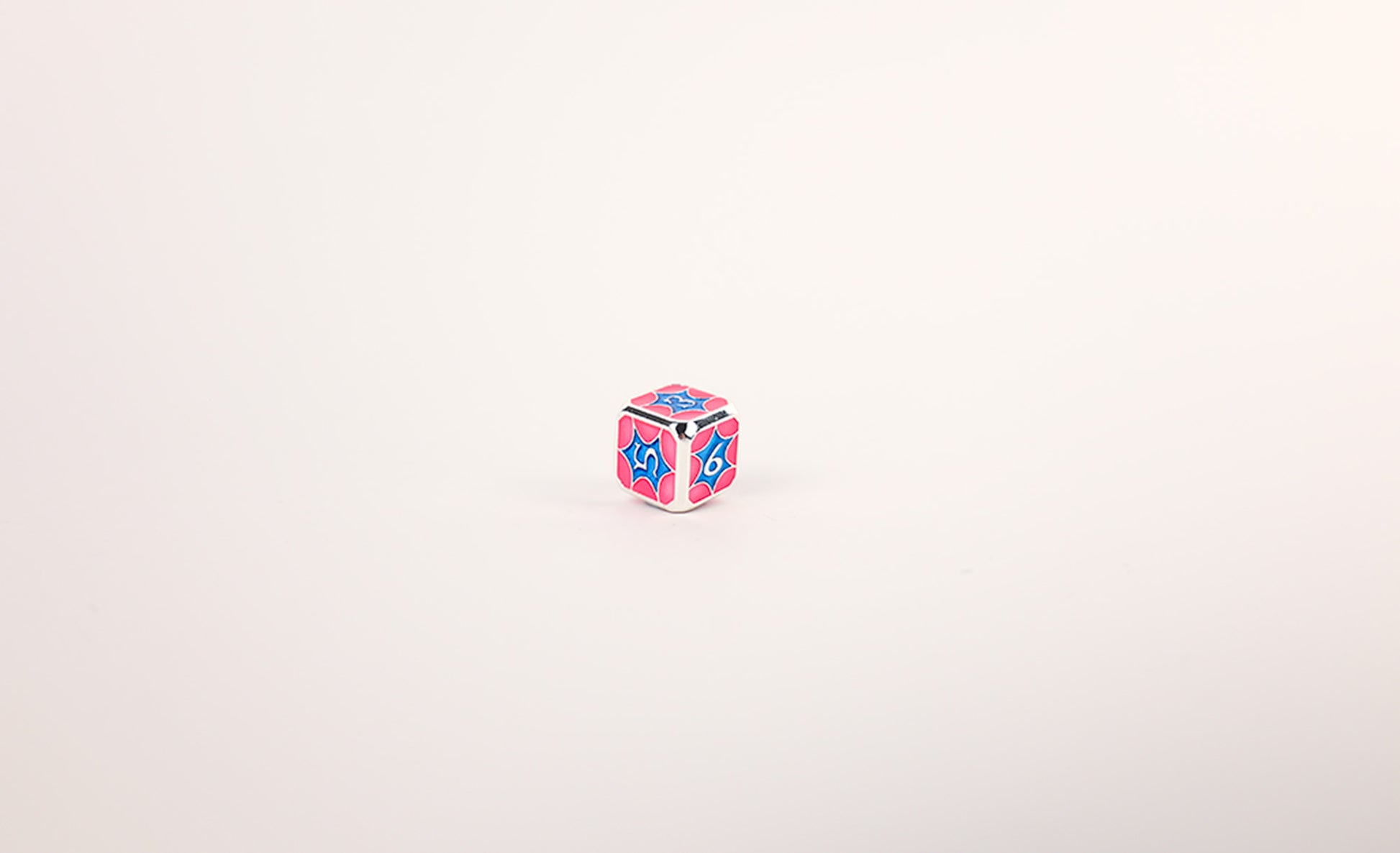 LPG Dice Set - Metal RPG Leadlight Blue/Pink/Silver - Good Games