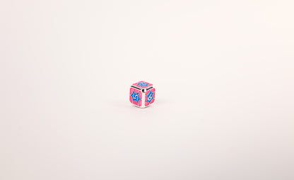 LPG Dice Set - Metal RPG Leadlight Blue/Pink/Silver - Good Games
