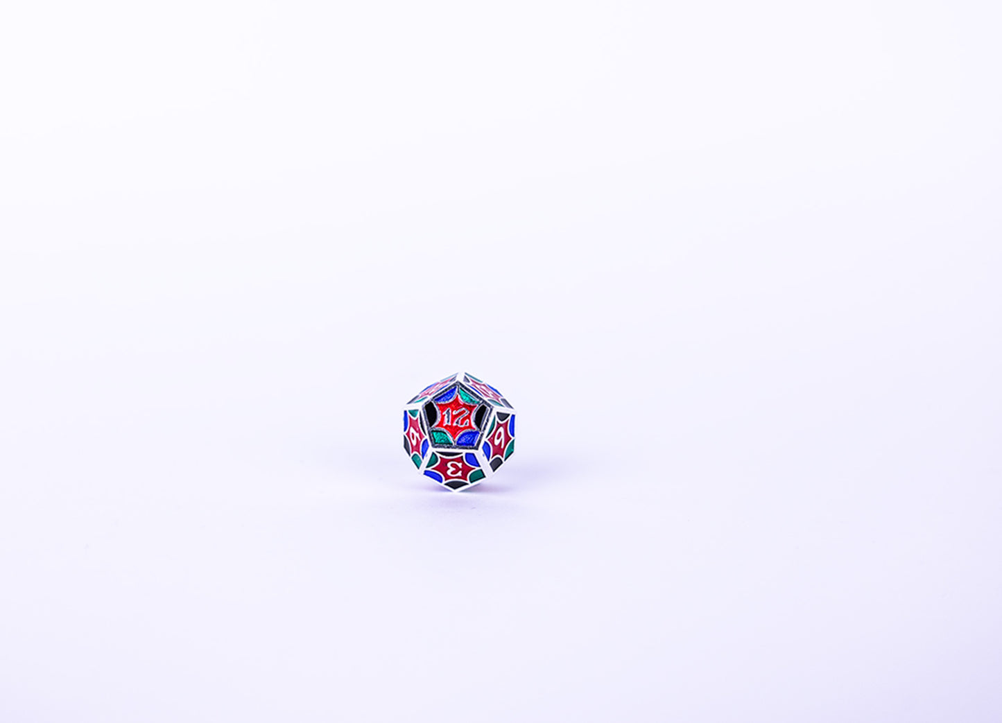 LPG Dice Set - Metal RPG Leadlight 4 Colour/Silver - Good Games