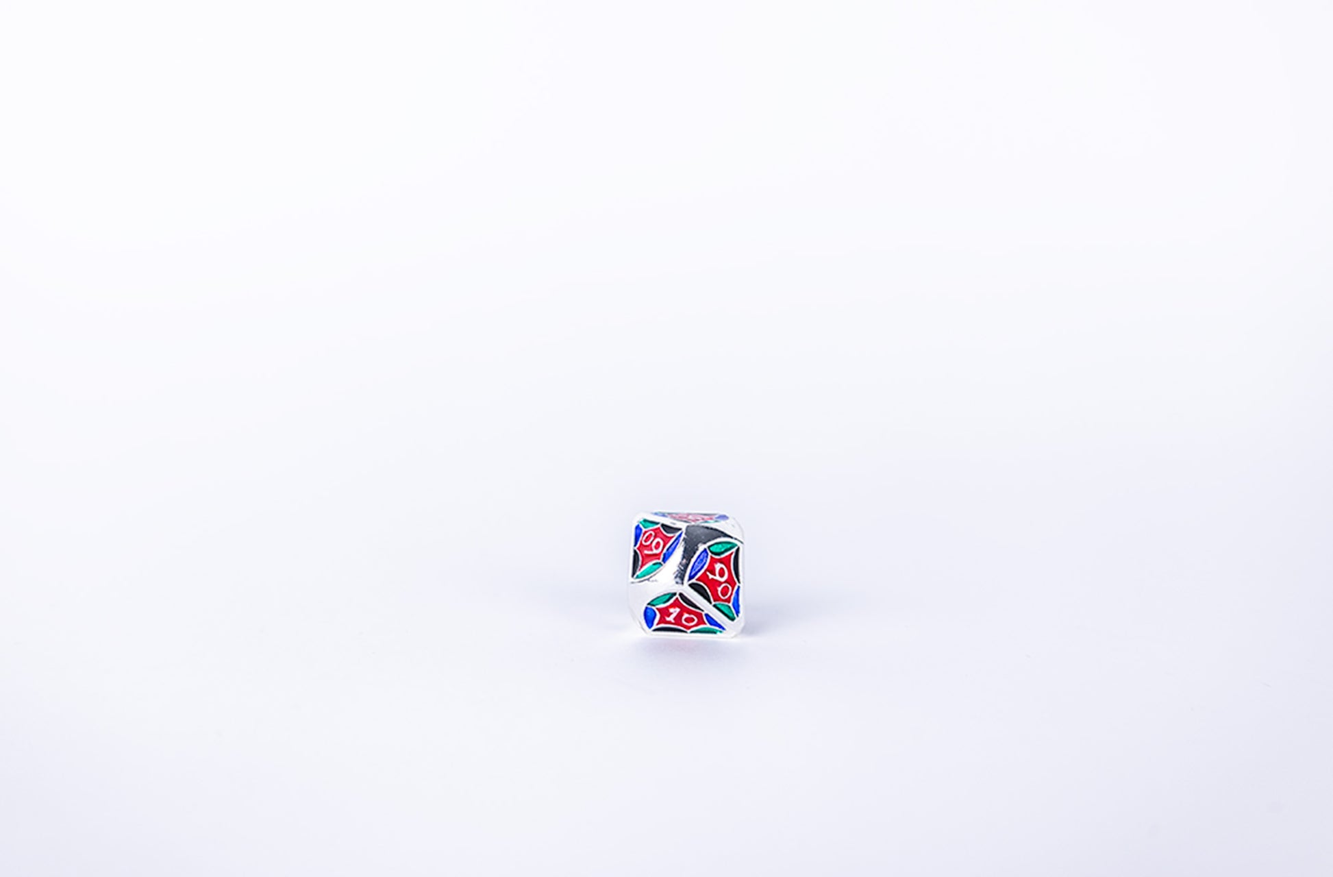 LPG Dice Set - Metal RPG Leadlight 4 Colour/Silver - Good Games