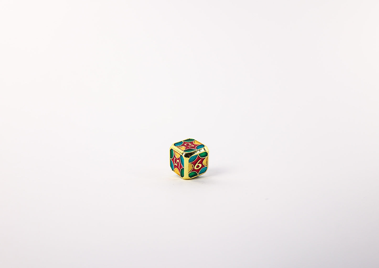 LPG Dice Set - Metal RPG Leadlight 4 Colour/Gold - Good Games
