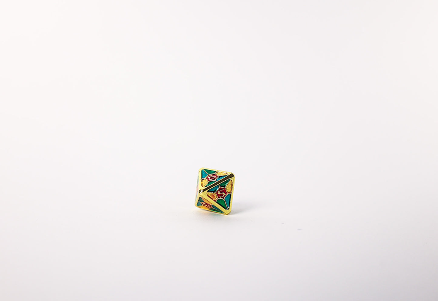 LPG Dice Set - Metal RPG Leadlight 4 Colour/Gold - Good Games