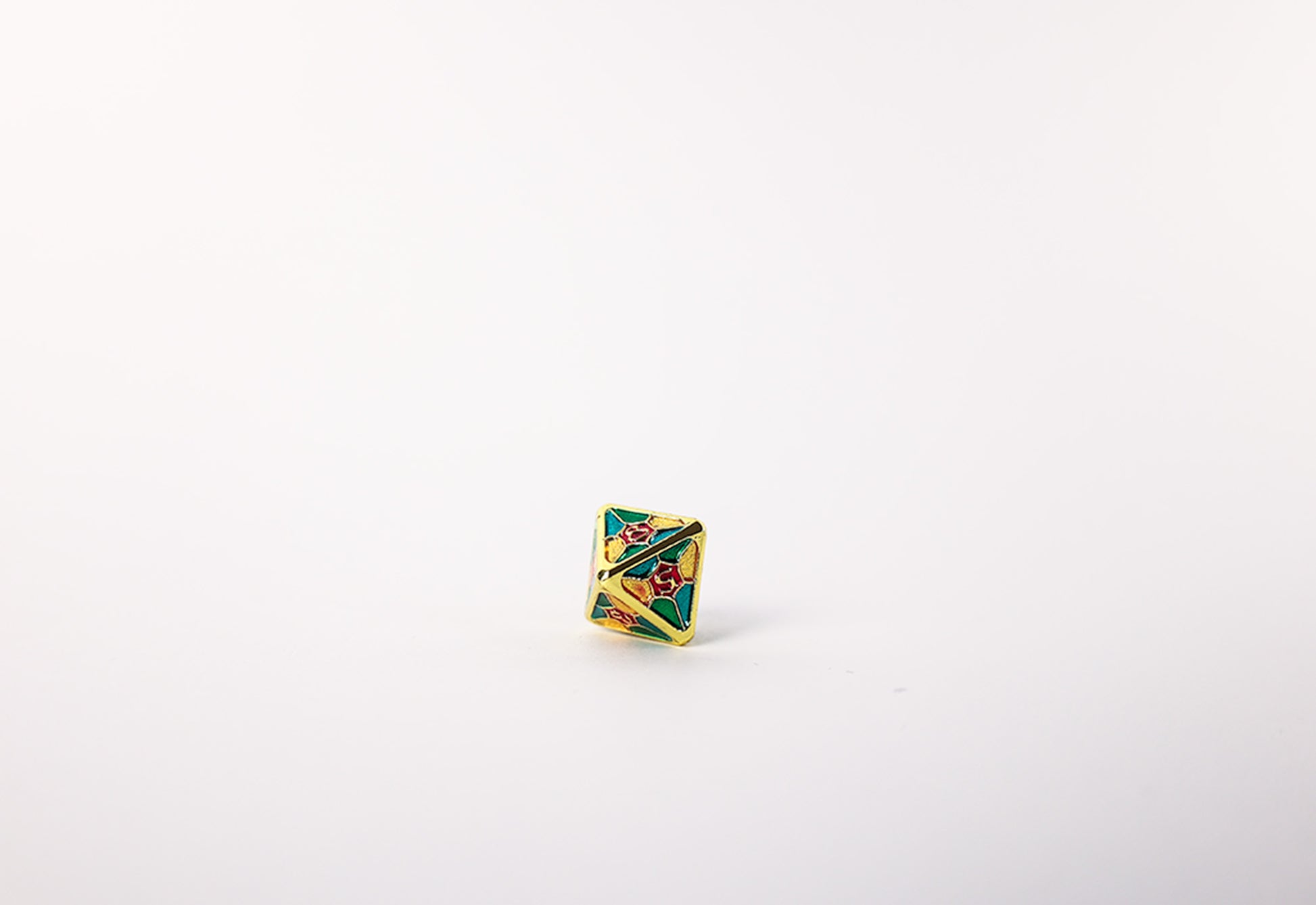 LPG Dice Set - Metal RPG Leadlight 4 Colour/Gold - Good Games