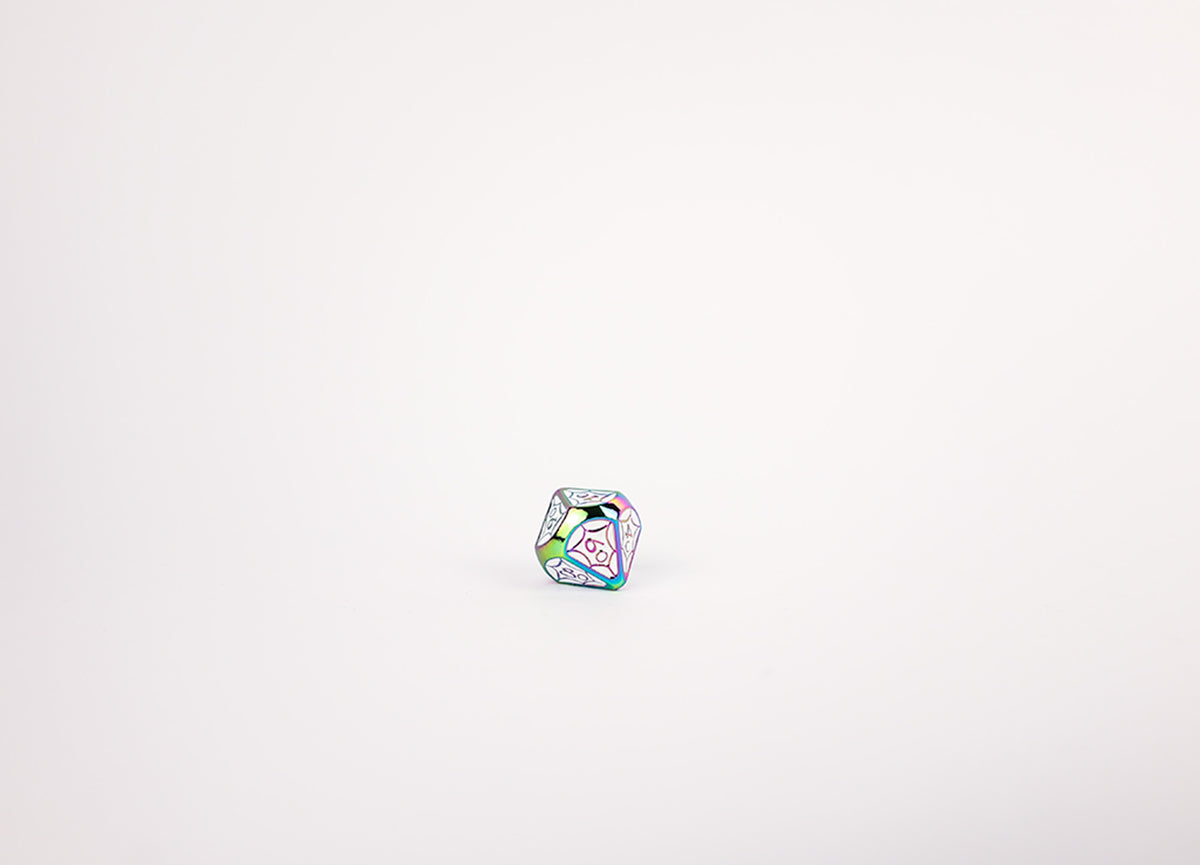 LPG Dice Set - Metal RPG Leadlight Dazzle Bright - Good Games