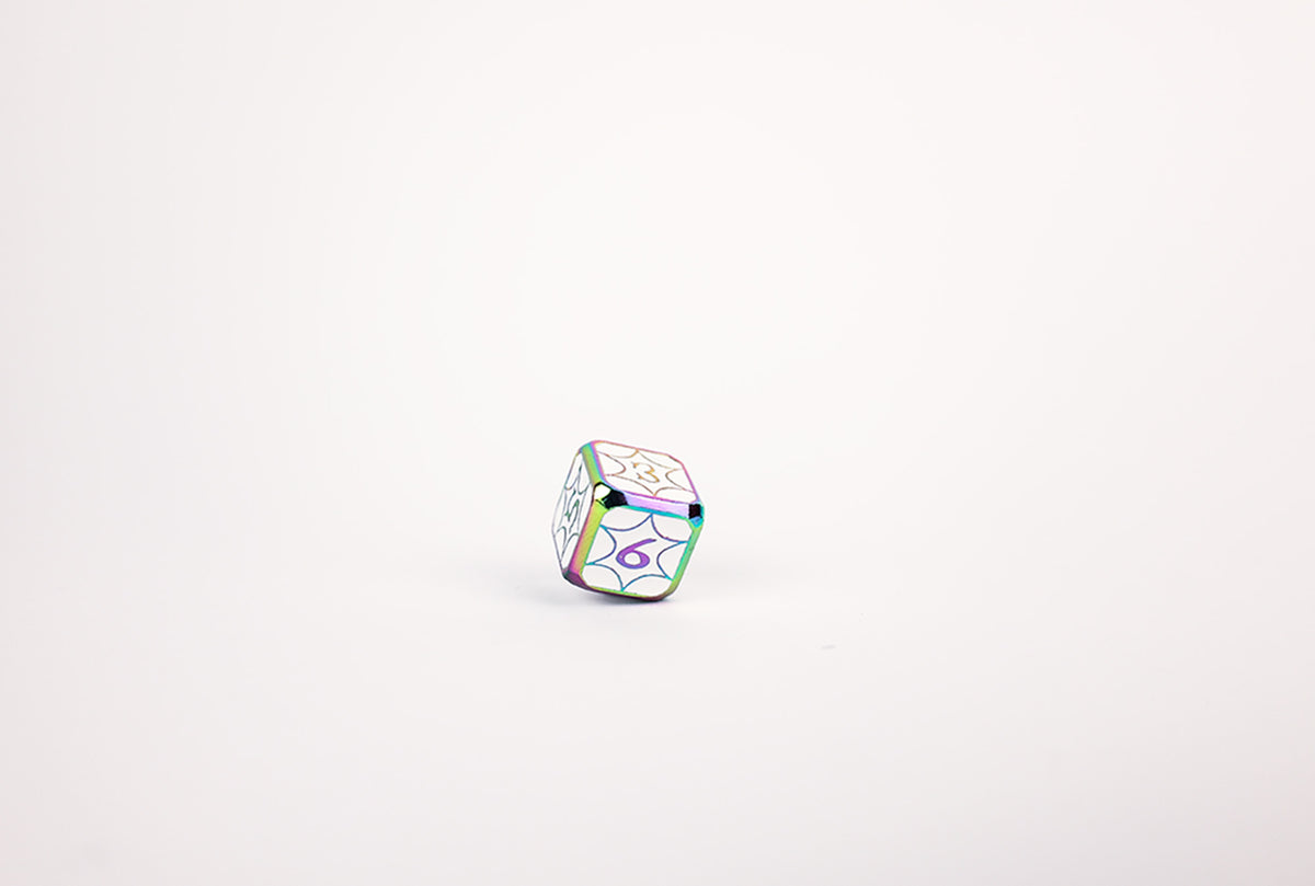 LPG Dice Set - Metal RPG Leadlight Dazzle Bright - Good Games