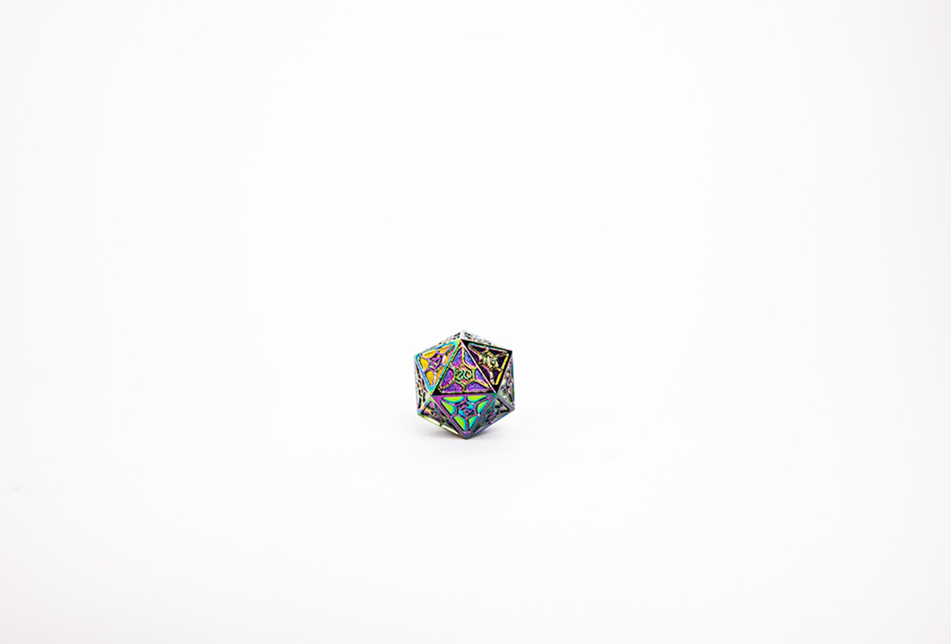LPG Dice Set - Metal RPG Leadlight Dazzle Dark - Good Games