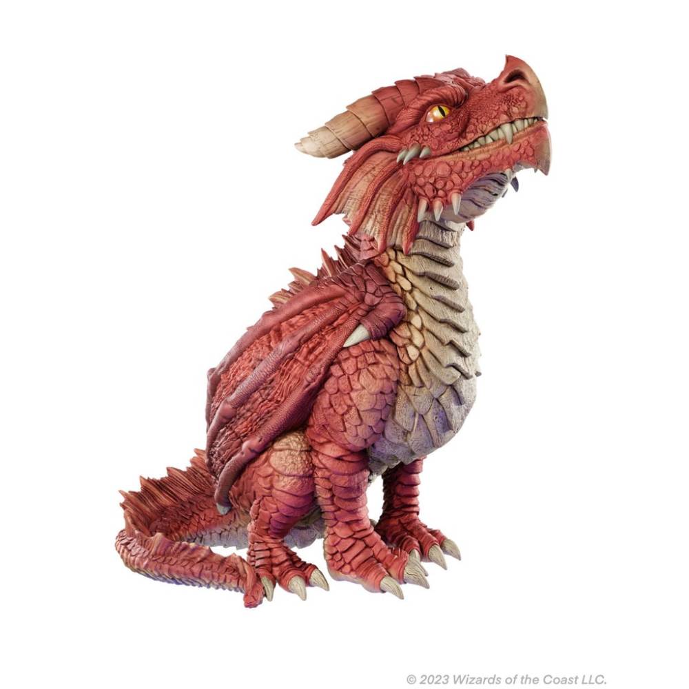 Dungeons &amp; Dragons Replicas of the Realms: Red Dragon Wyrmling Foam Figure - 50th Anniversary (Preorder)