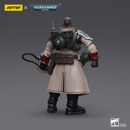 Warhammer Collectibles: 1/18 Scale Astra Militarum Cadian Command Squad Commander with Power Sword - Good Games