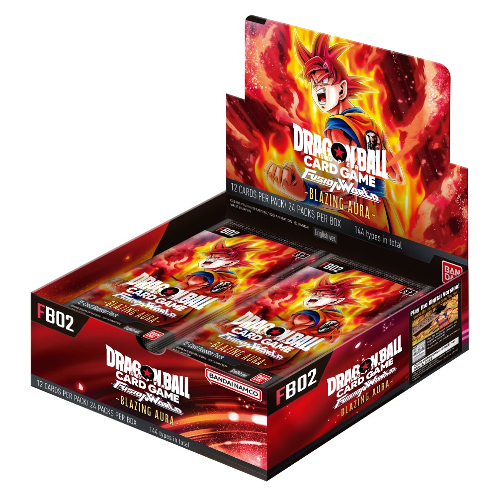 Dragon Ball Super Card Game - Fusion World Blazing Aura Booster Box (FB02)