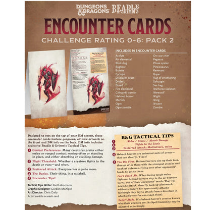 Beadle & Grimms Encounter Cards - Challenge Rating 0-6: Pack 2 - Good Games