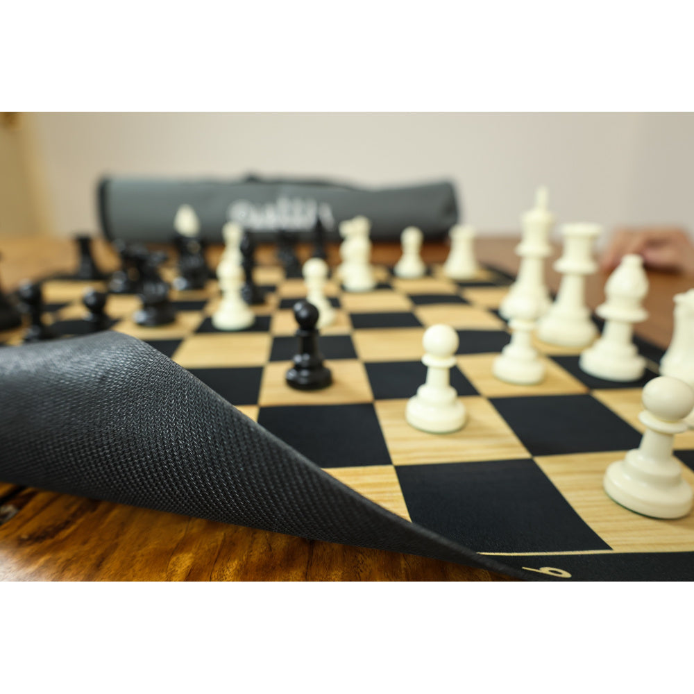 LPG Club Chess Set - Brown Woodgrain - Good Games