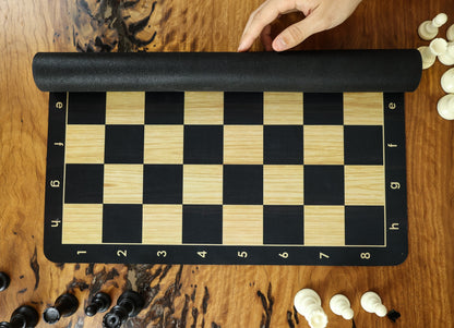 LPG Club Chess Set - Black Woodgrain - Good Games