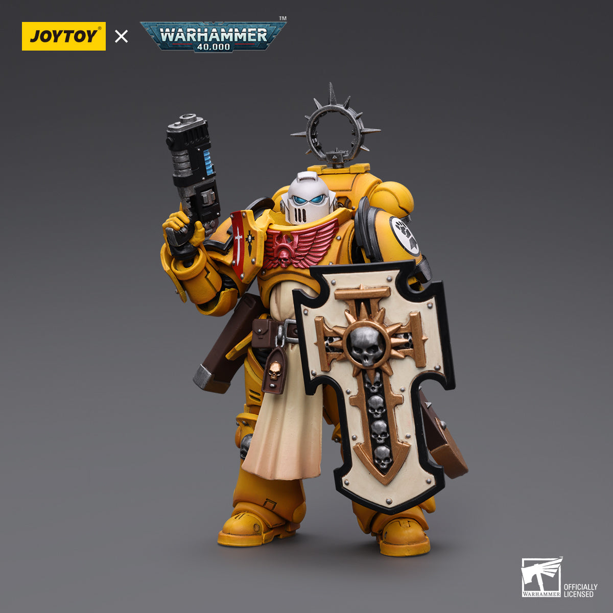 Warhammer Collectibles: 1/18 Scale Primaris Space Marines Imperial Fists Bladeguard Veteran