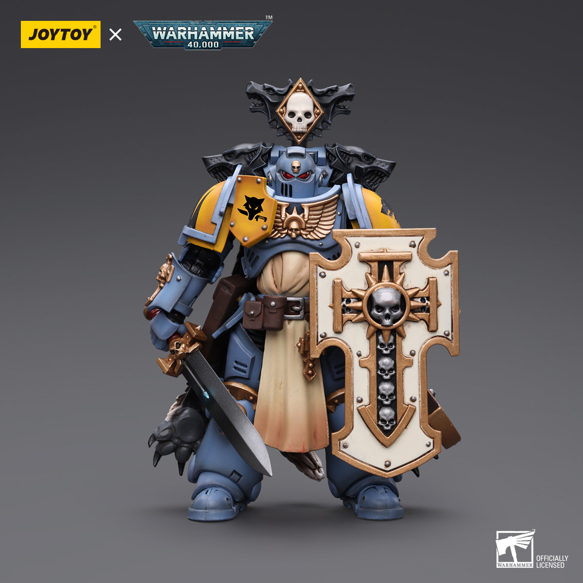 Warhammer Collectibles: 1/18 Scale Primaris Space Marines Space Wolves Bladeguard Veteran - Good Games